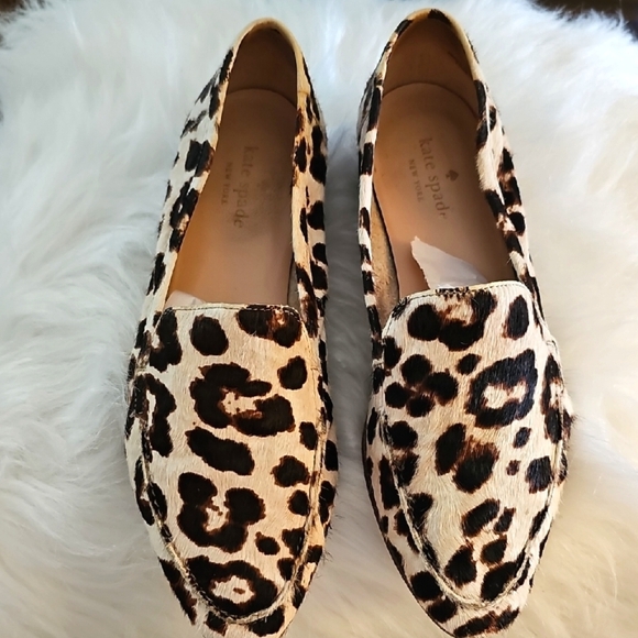 Kate Spade Leopard Print Women's Loafers Size 7.5. Mob Wives. - Picture 1 of 9